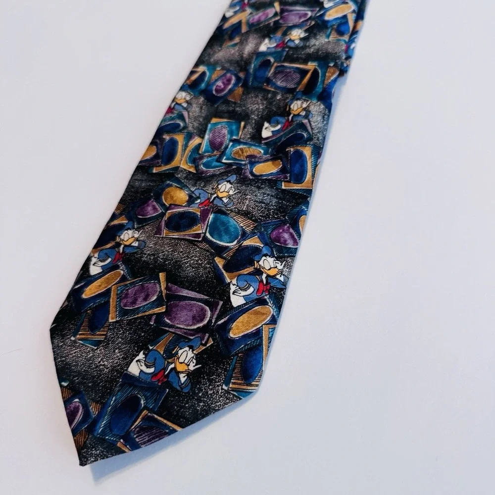 Vintage Disney 90s‎ Novelty Tie Donald Duck 556131-4286 Mickey Unlimited